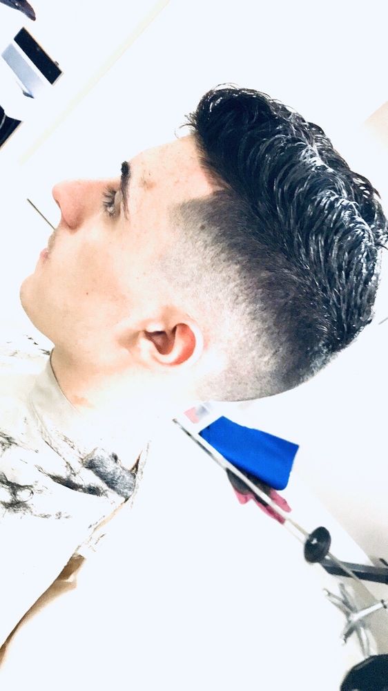 Precision fade haircut by Mike at Mike's Barber Shop